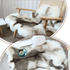 Luksusowy Dywan Futrzany – Puszysty i Miękki do Salonu i Sypialni