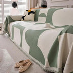 Luksusowa narzuta z miękkiego weluru chenille – elegancki pokrowiec na sofę