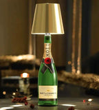 Bezprzewodowa lampka na butelkę LED | Lampka dekoracyjna z regulacją jasności