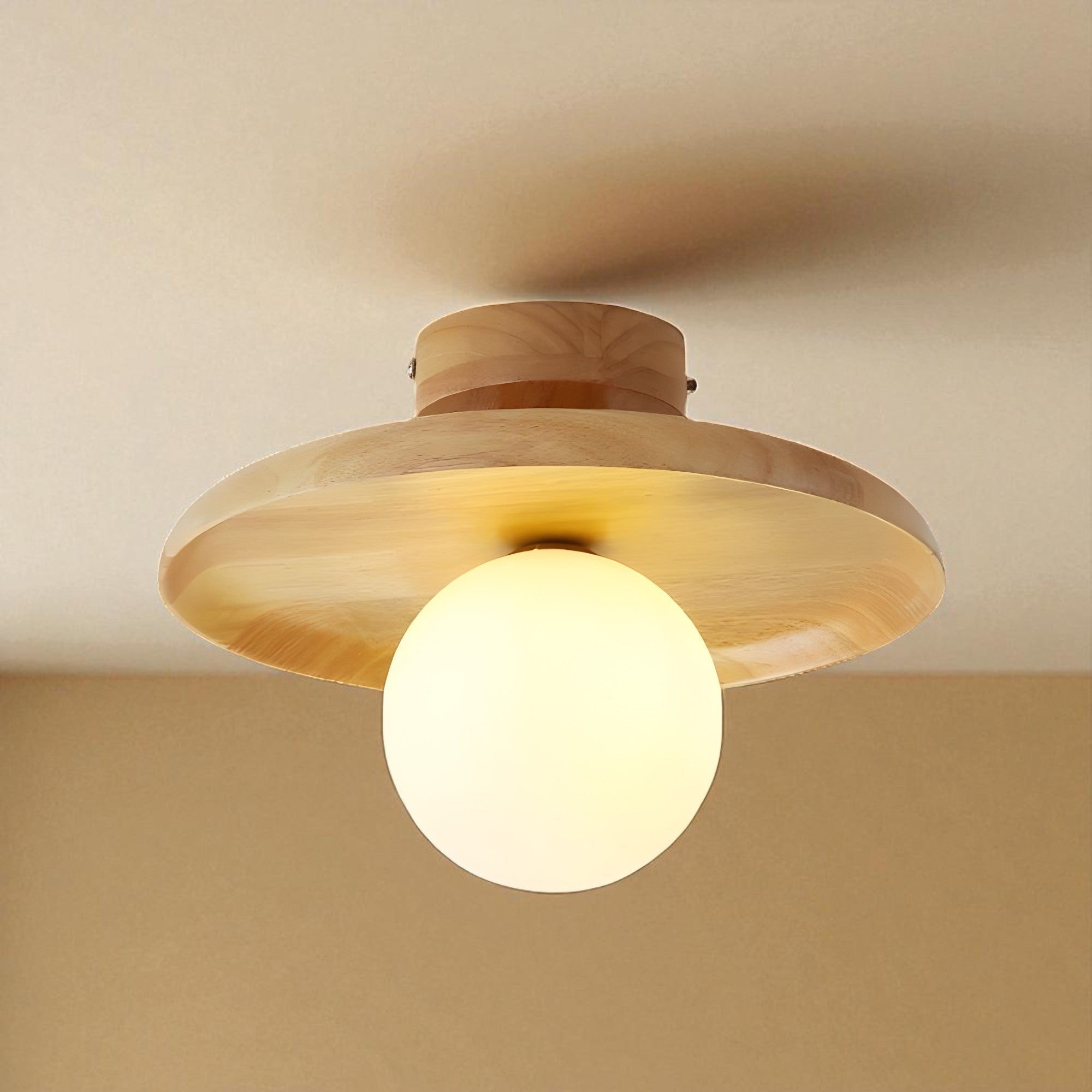 Lampa Sufitowa „Zen Light” – Japońska Prostota i Spokój w Twoim Domu