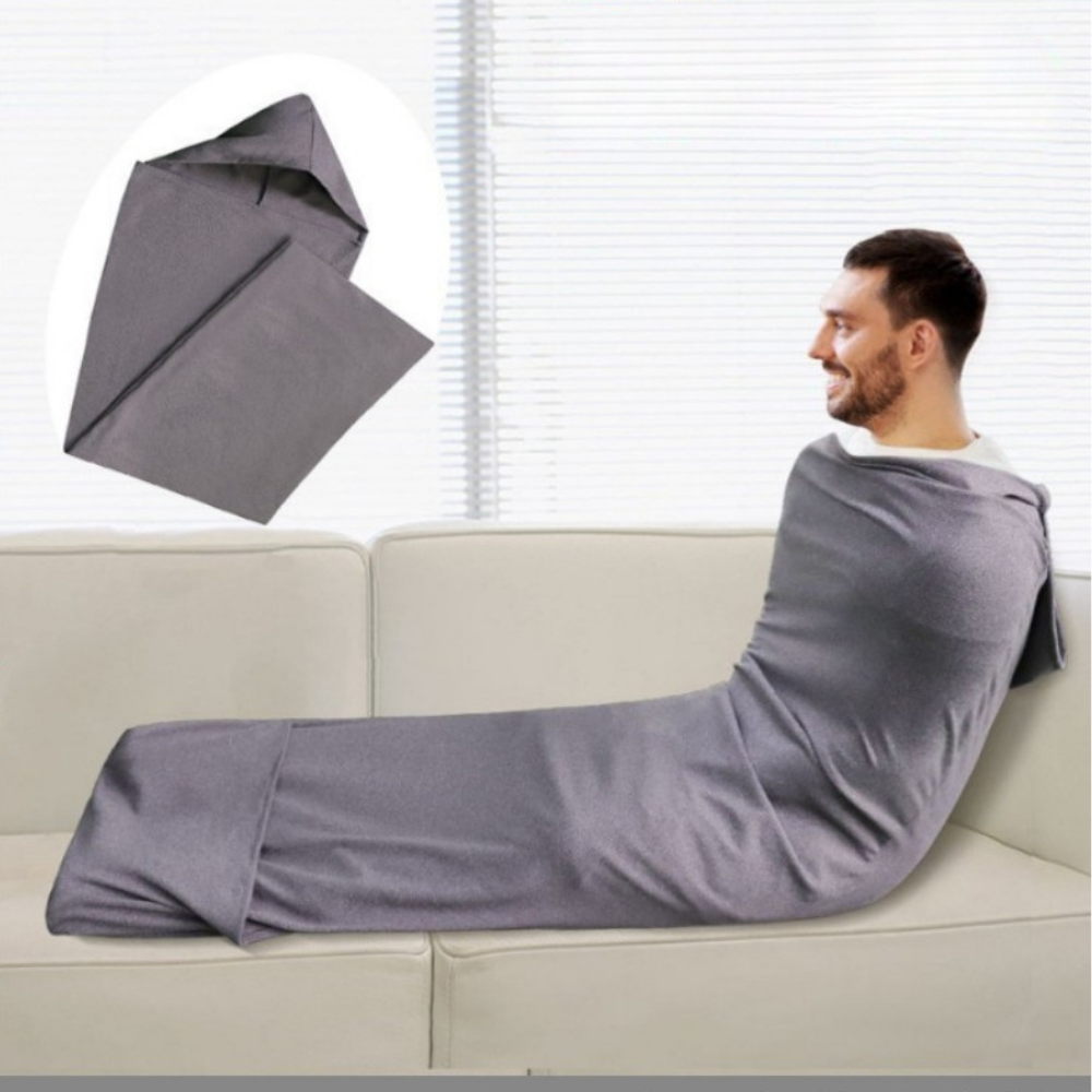 Otulający kombinezon relaksacyjny dla dorosłych - elastyczny koc do spania i odpoczynku