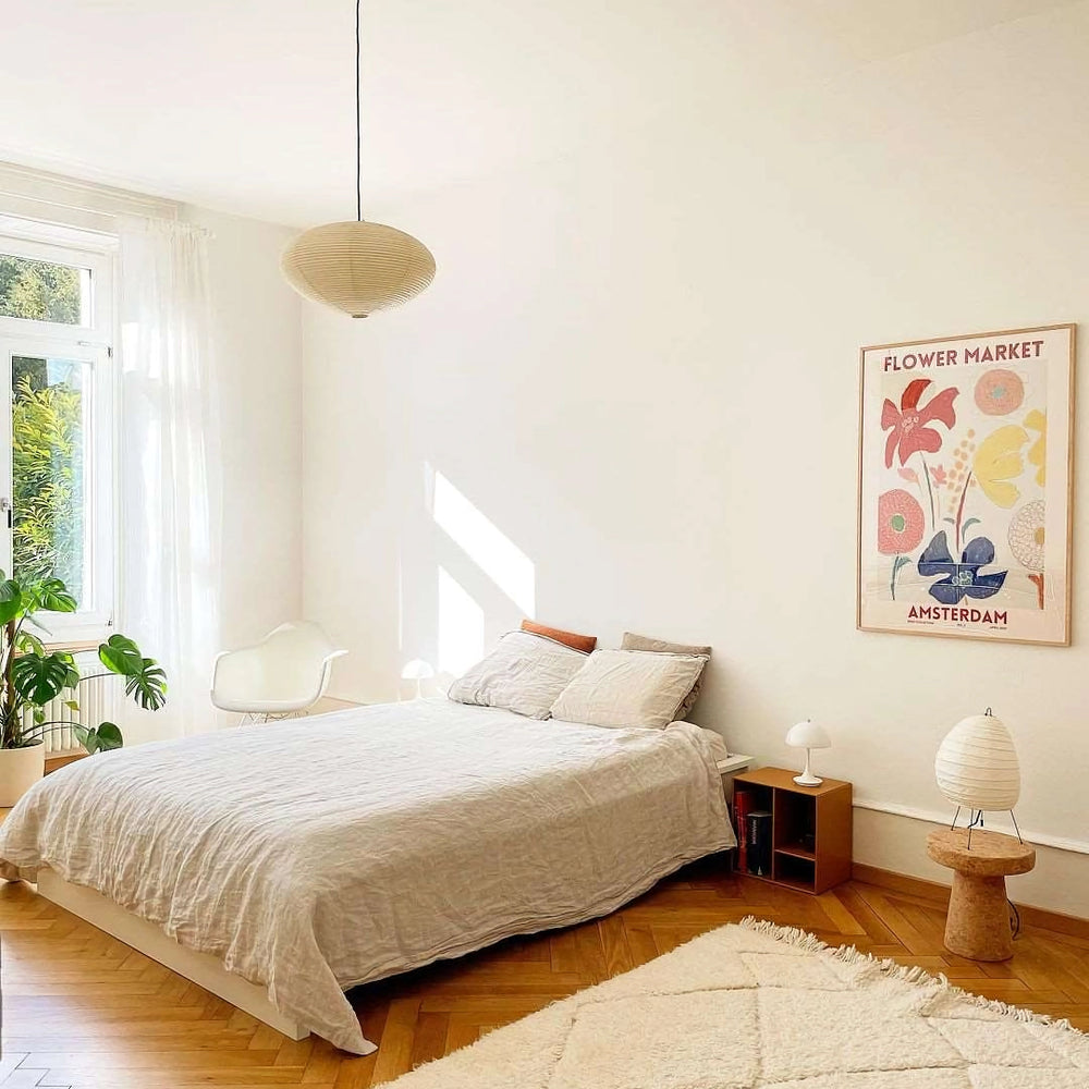 Papierowa Lampa Wisząca w Stylu Japońskim | Seria 21A