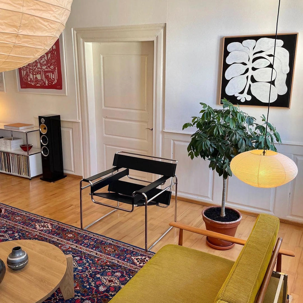 Papierowa Lampa Wisząca w Stylu Japońskim | Seria 21A