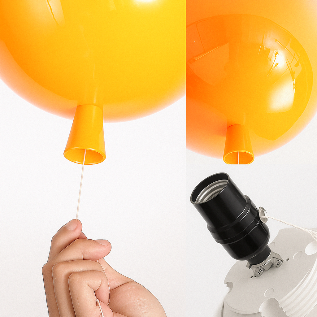 Lampa sufitowa w kształcie balonu do pokoju dziecięcego