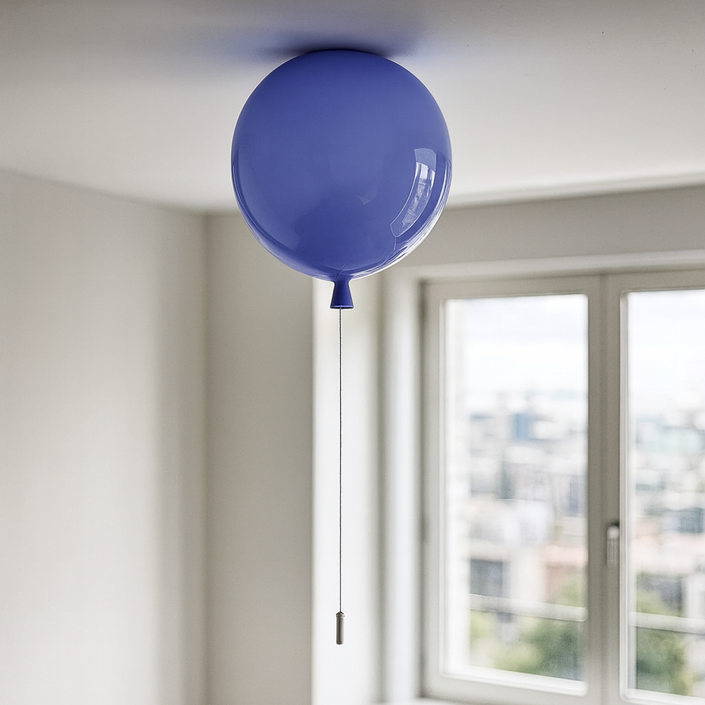 Lampa sufitowa w kształcie balonu do pokoju dziecięcego