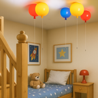 Lampa sufitowa w kształcie balonu do pokoju dziecięcego