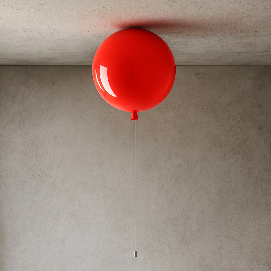 Lampa sufitowa w kształcie balonu do pokoju dziecięcego