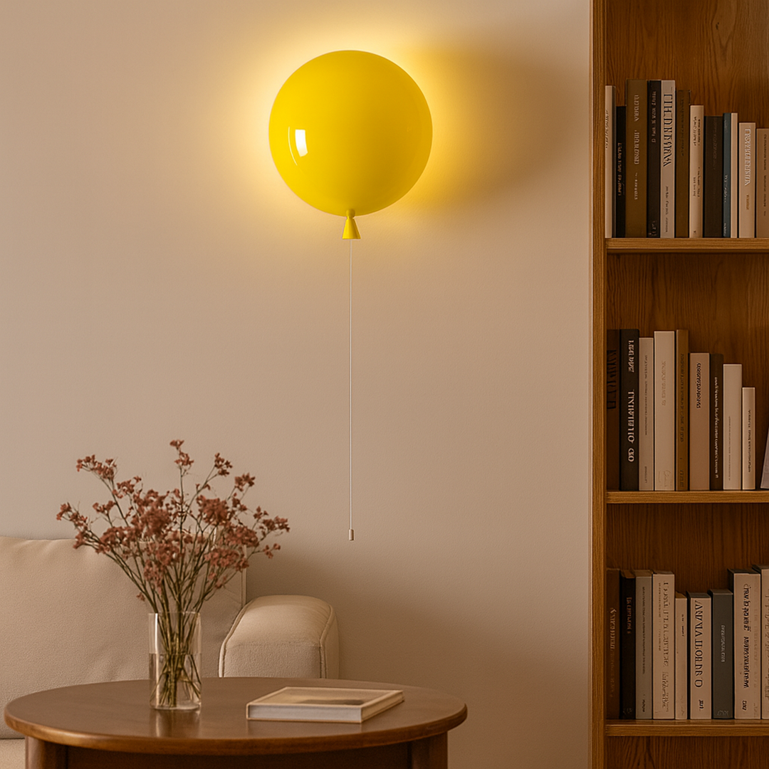 Lampa sufitowa w kształcie balonu do pokoju dziecięcego