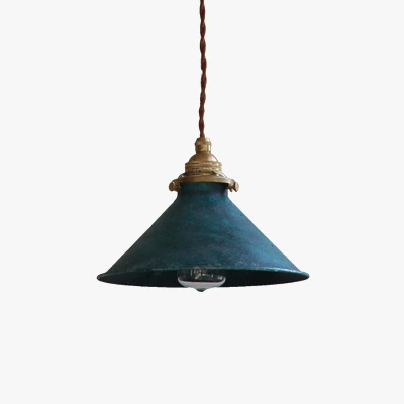 Rustykalna Lampa Wisząca Vintage | Metalowy Klosz | Do Kuchni i Balkonu