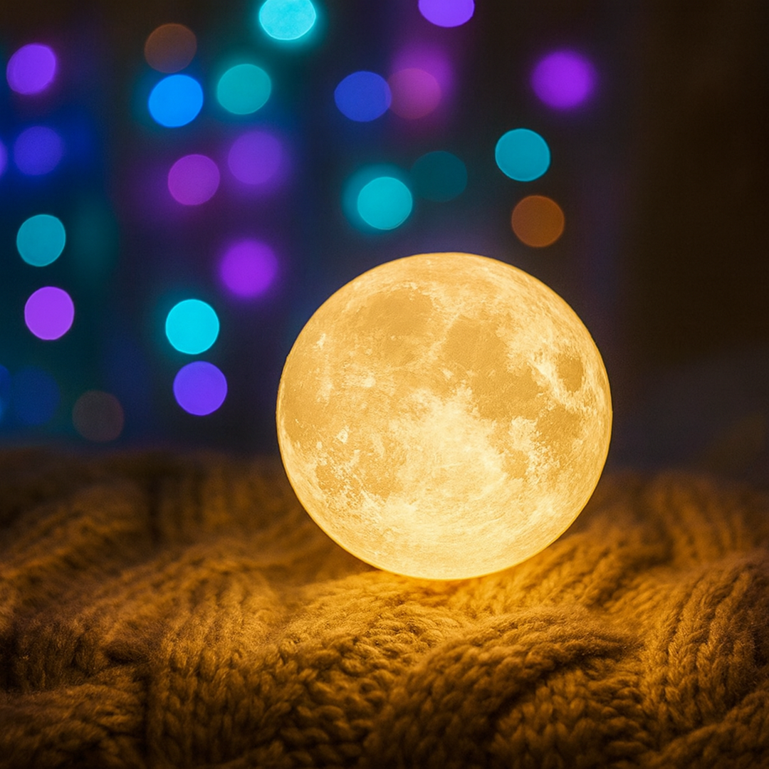 Ładowalna lampka księżycowa LED z dotykowym sterowaniem