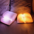 lampka książkowa LED składana USB – lampka nocna RGB z ciepłym światłem, ładowana przez USB