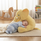 Pluszowa poduszka - przytulanka Słoń dla niemowląt i dzieci