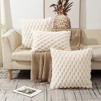 Poszewka na Poduszkę Marshmallow - Miękka Struktura Bouclé dla Przytulnych Wnętrz