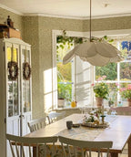 Kolorowa Lampa Wisząca LED Flower – Tkaninowy Żyrandol w Kształcie Kwiatu | Do Salonu, Jadalni i Sypialni