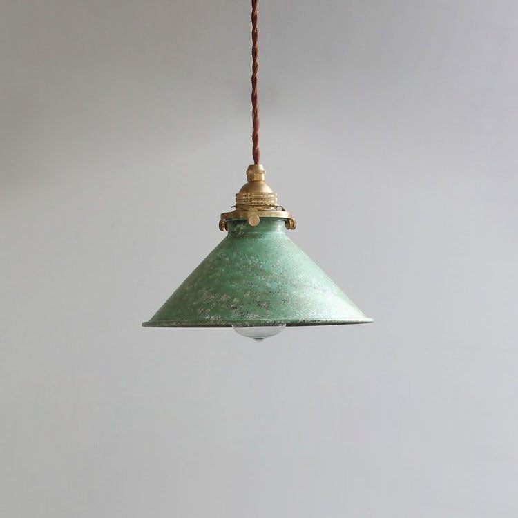 Rustykalna Lampa Wisząca Vintage | Metalowy Klosz | Do Kuchni i Balkonu