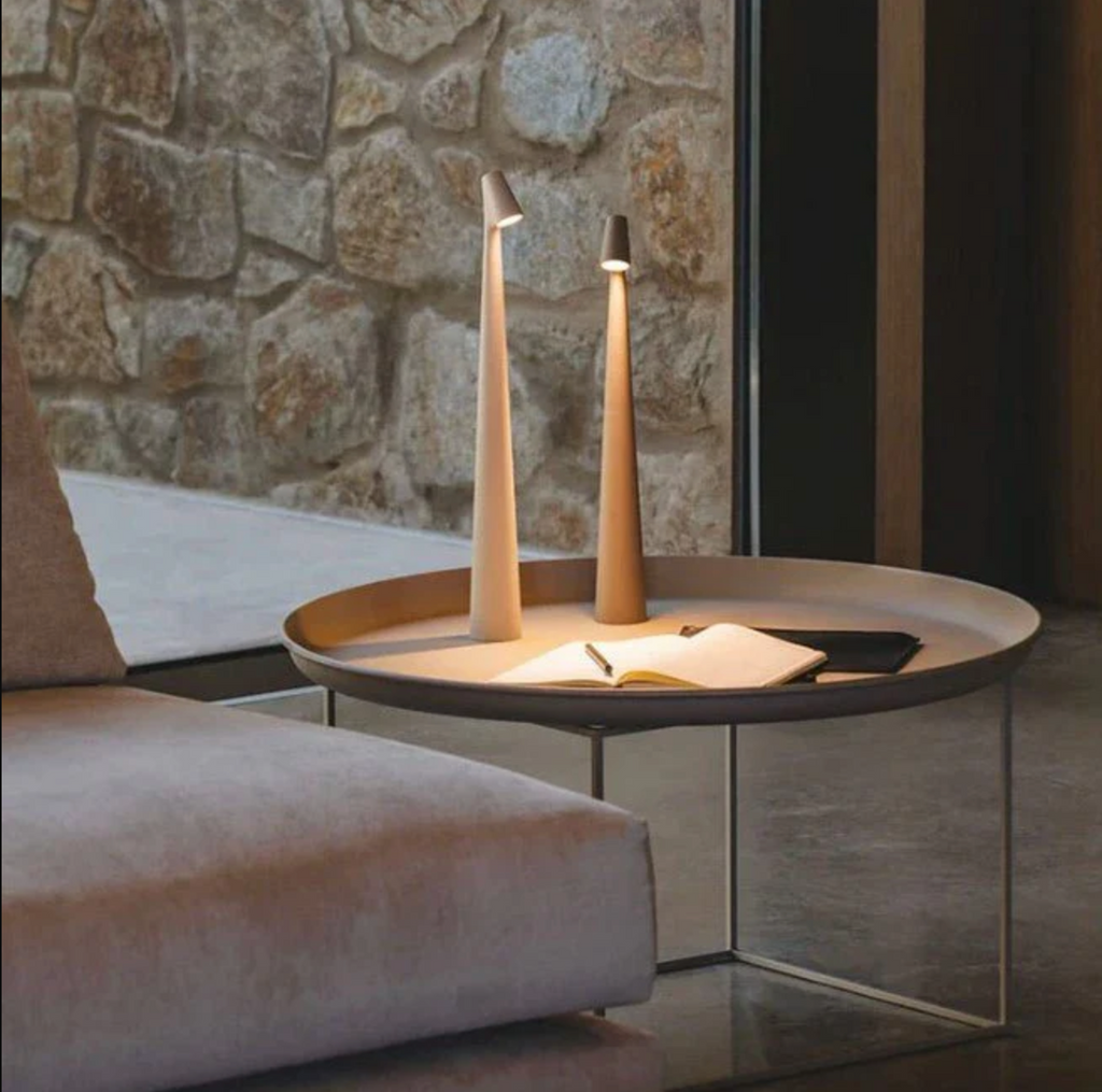 Lampka Stołowa w Stylu Nordic Minimalist – Bezprzewodowa LED