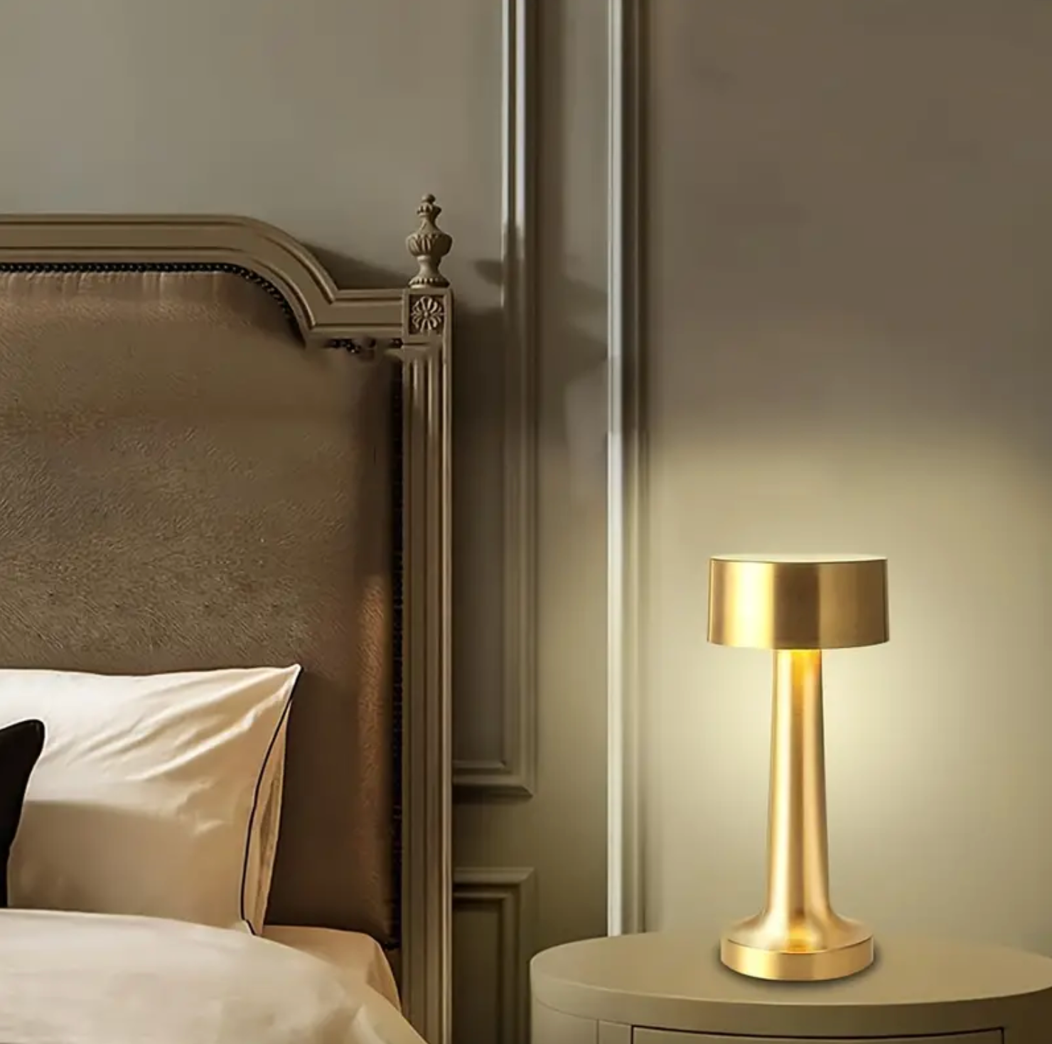 Bezprzewodowa Lampka Stołowa LED ModernArt – Dotykowa i Nowoczesna