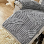 Pokrowiec na fotel rozkładany z mikrofibry – antypoślizgowy i pluszowy