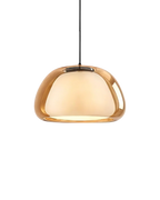 Nowoczesna Lampa Wisząca ze Szklaną Kopułą