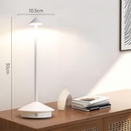 Elegancka bezprzewodowa lampa stołowa LED do stylowego nastroju