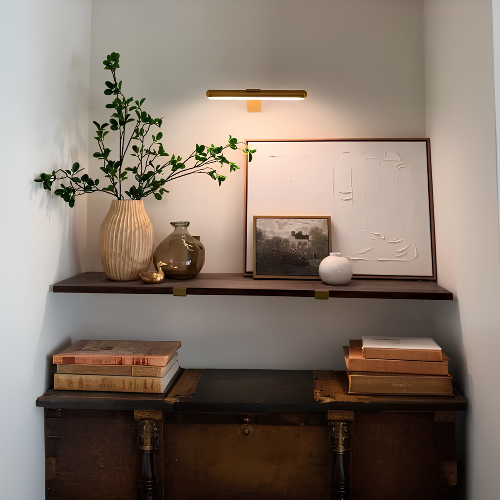 Bezprzewodowa lampka LED nad obraz – regulowane światło, 3 barwy, pilot i ładowanie USB-C