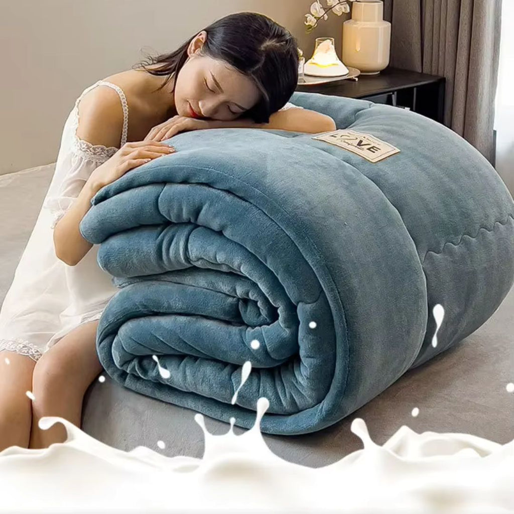 Luksusowy koc zimowy z podwójnego flanelowego polaru – wyjątkowo miękki i ciepły