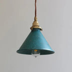 Rustykalna Lampa Wisząca Vintage | Metalowy Klosz | Do Kuchni i Balkonu
