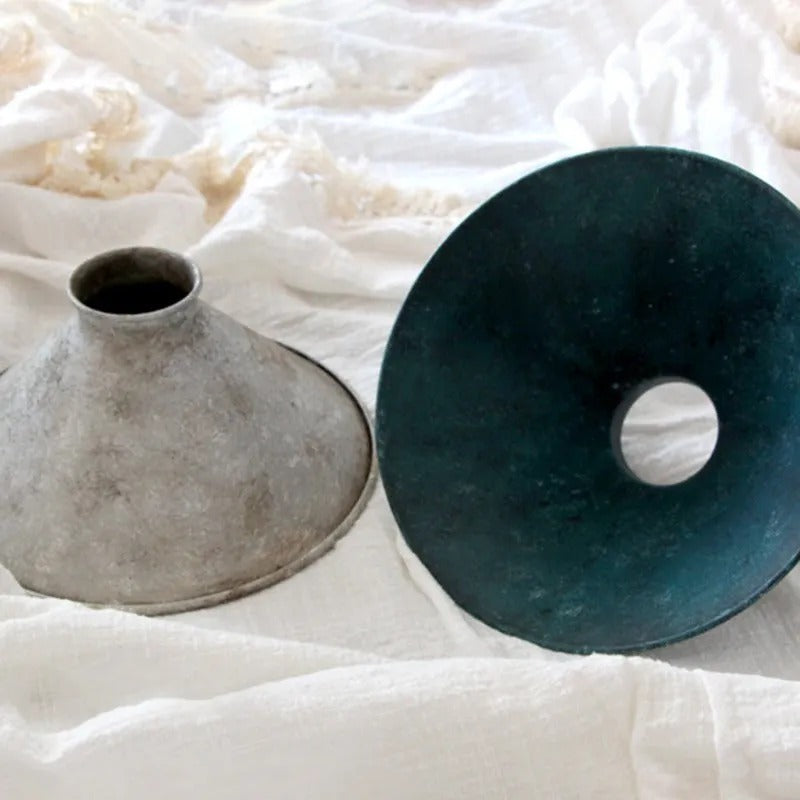 Rustykalna Lampa Wisząca Vintage | Metalowy Klosz | Do Kuchni i Balkonu