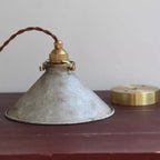 Rustykalna Lampa Wisząca Vintage | Metalowy Klosz | Do Kuchni i Balkonu